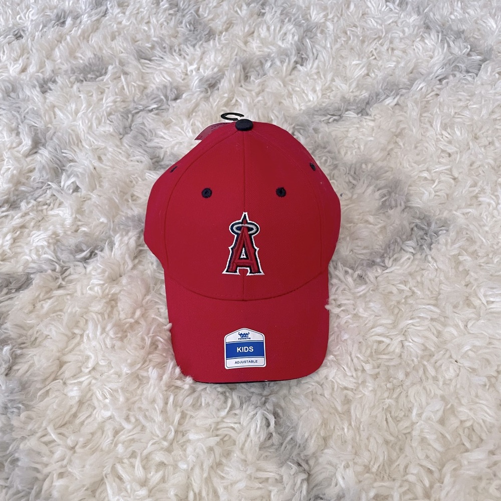 KIDS ADJUSTABLE ANGELS BASEBALL CAP